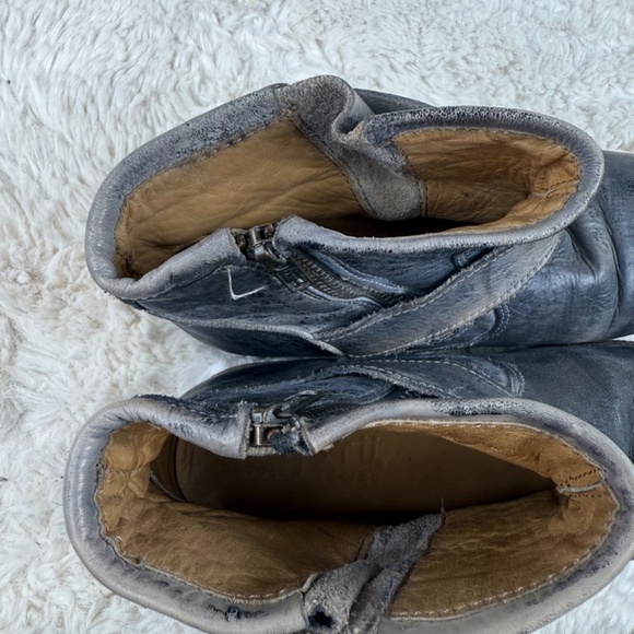 Bed Stu Spunky Women's Fashion Vintage Motorcycle Boots Black Leather Size 8.5 - Picture 8 of 9